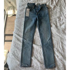 Aritzia x Denim Forum The Yoko High Rise Slim 28L